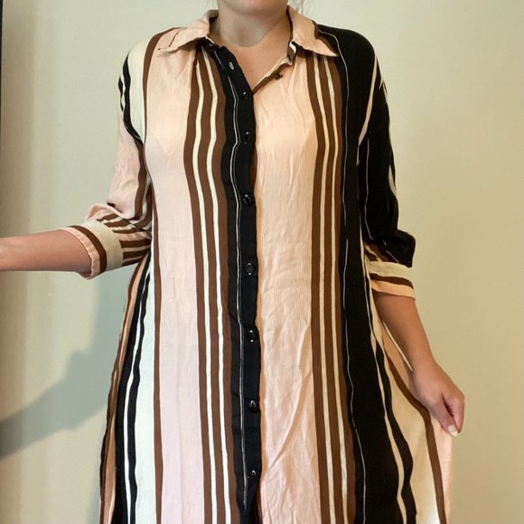 ZARA || RETRO STYLE SHIFT DRESS - Picture 9 of 10